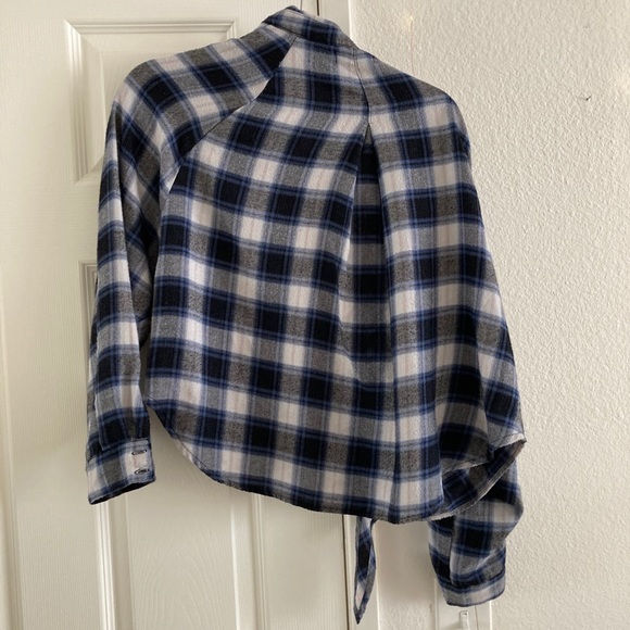 SOLD BDG | Courtney Flannel Check-Tie - Picture 5 of 6